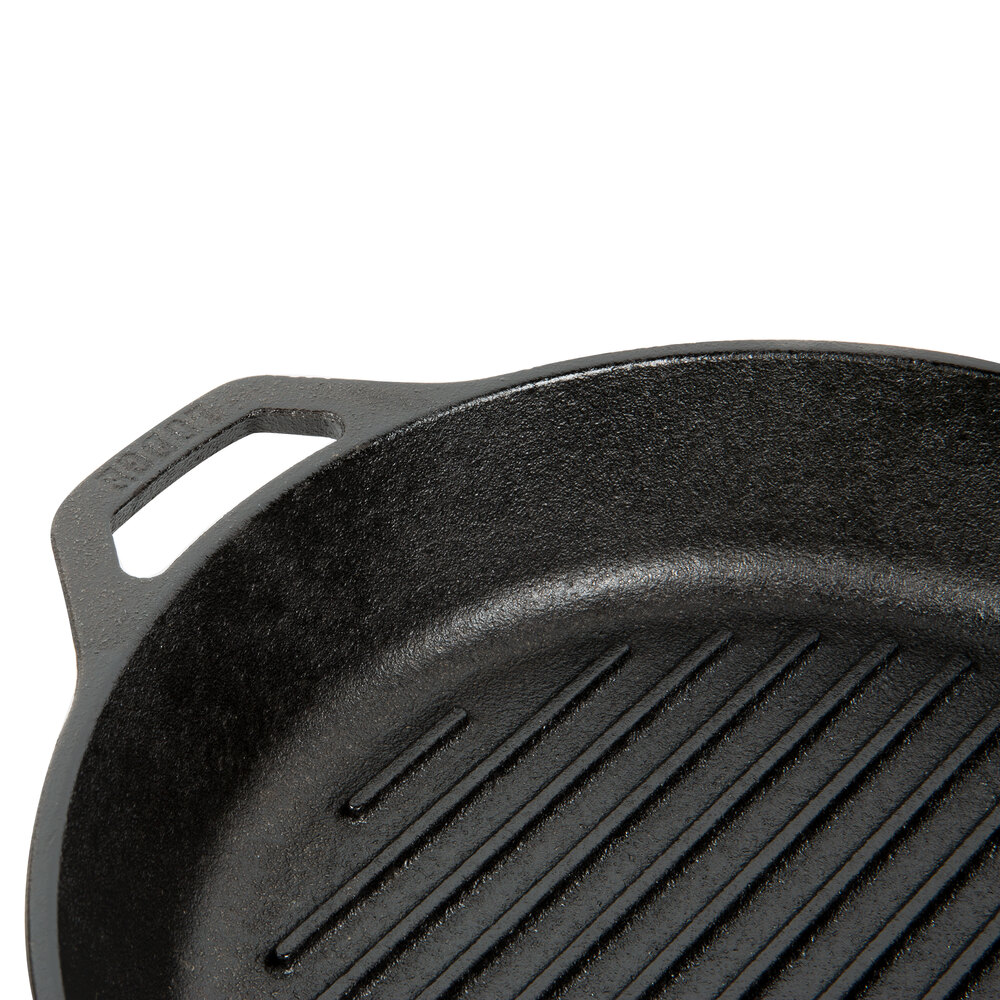 Lodge L8GP3 10 1/4" PreSeasoned Cast Iron Grill Pan