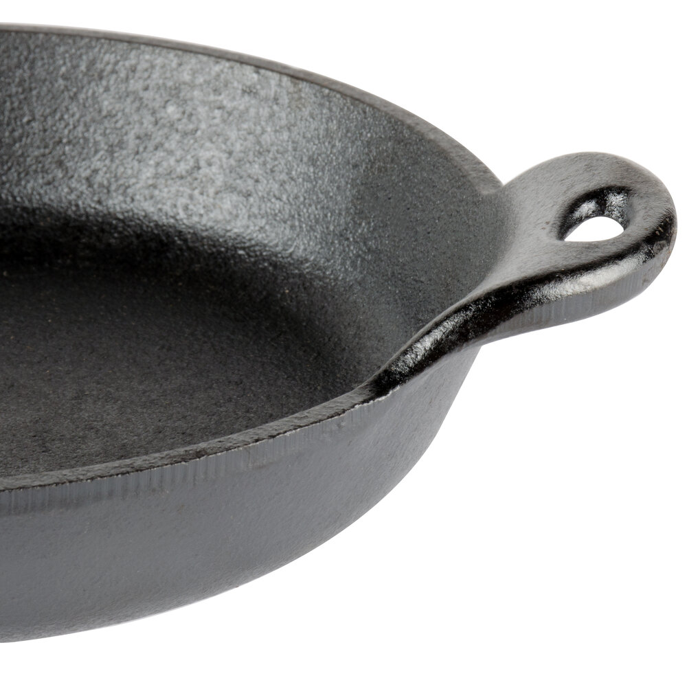 Lodge HMSRD 14 oz. PreSeasoned HeatTreated Cast Iron Round Mini Server