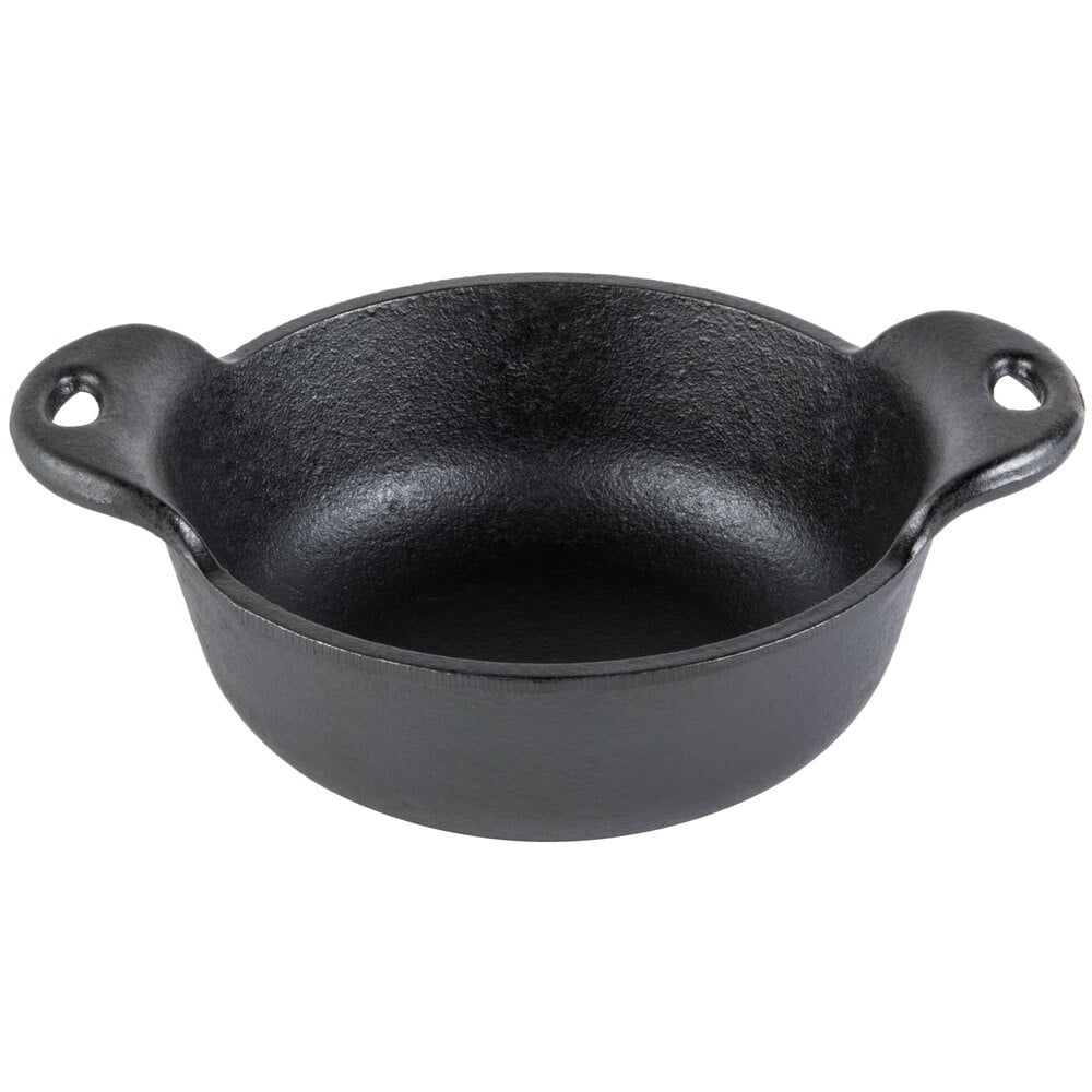 Lodge HMSB 12 oz. PreSeasoned HeatTreated Mini Cast Iron Round
