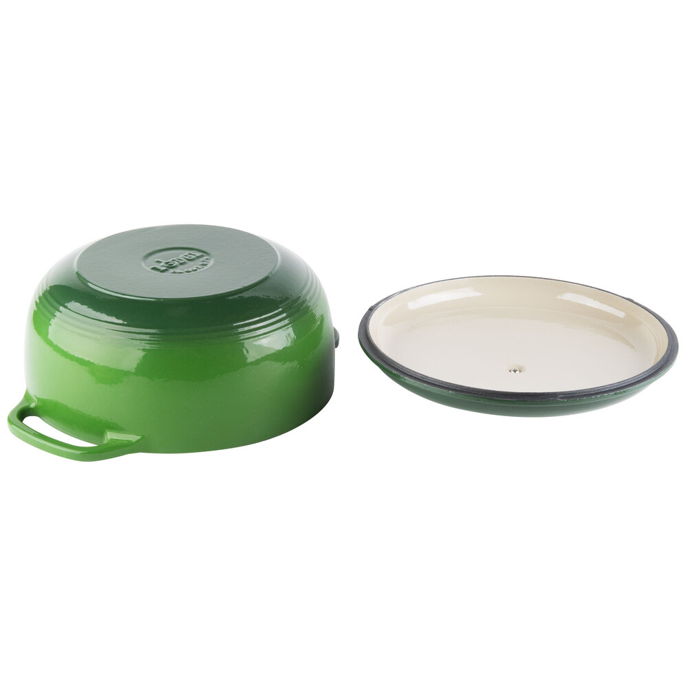 Lodge Ec6d53 6 Qt Emerald Green Color Enamel Dutch Oven 