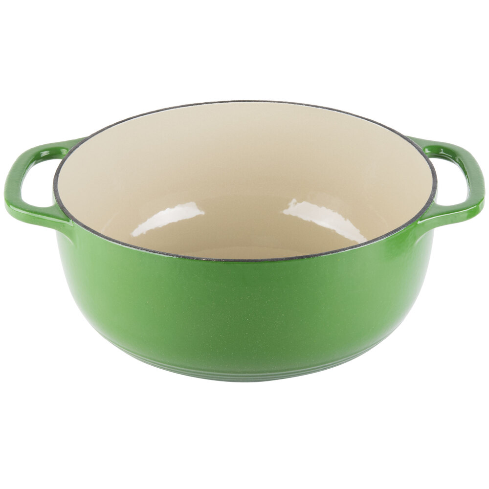 Lodge EC6D53 6 Qt. Emerald Green Color Enamel Dutch Oven