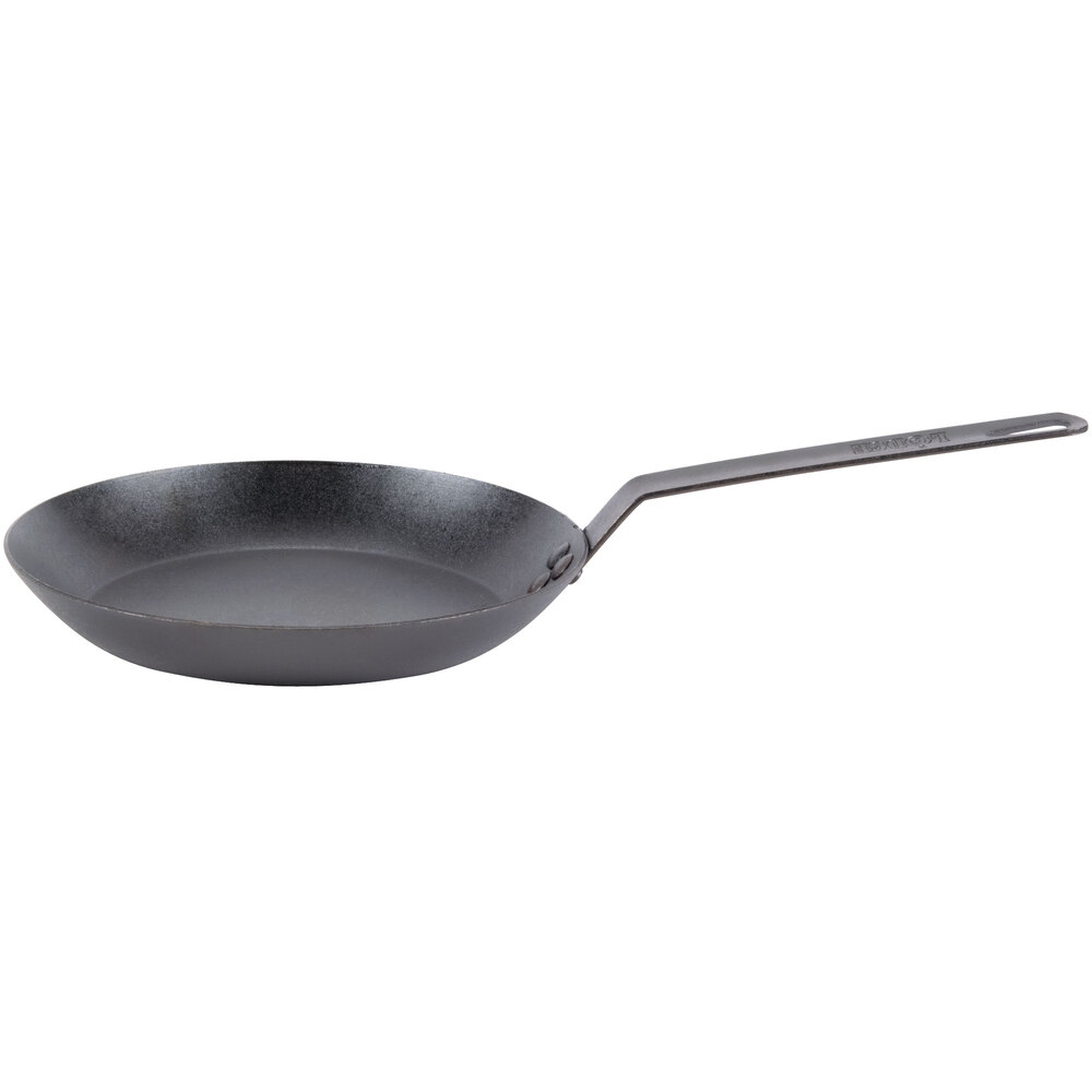 Lodge CRS10 10" PreSeasoned French Style Carbon Steel Fry Pan