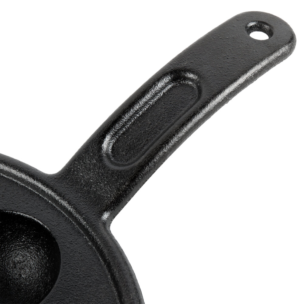Lodge ProLogic P7A3 PreSeasoned Cast Iron Aebleskiver Pan with 7 Impressions