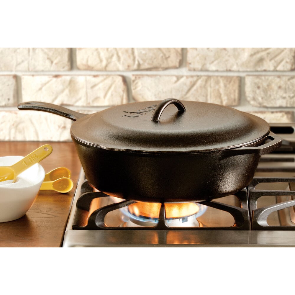 Lodge Cast Iron Chicken Fryer (5 Qt.): Shop Low Prices