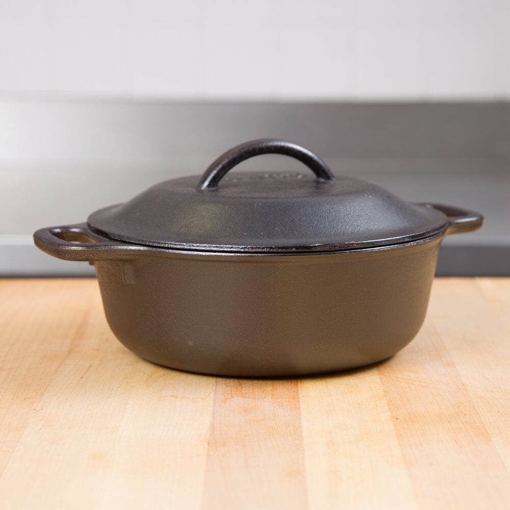 Lodge L2SP3 2 Qt. PreSeasoned Cast Iron Serving Pot