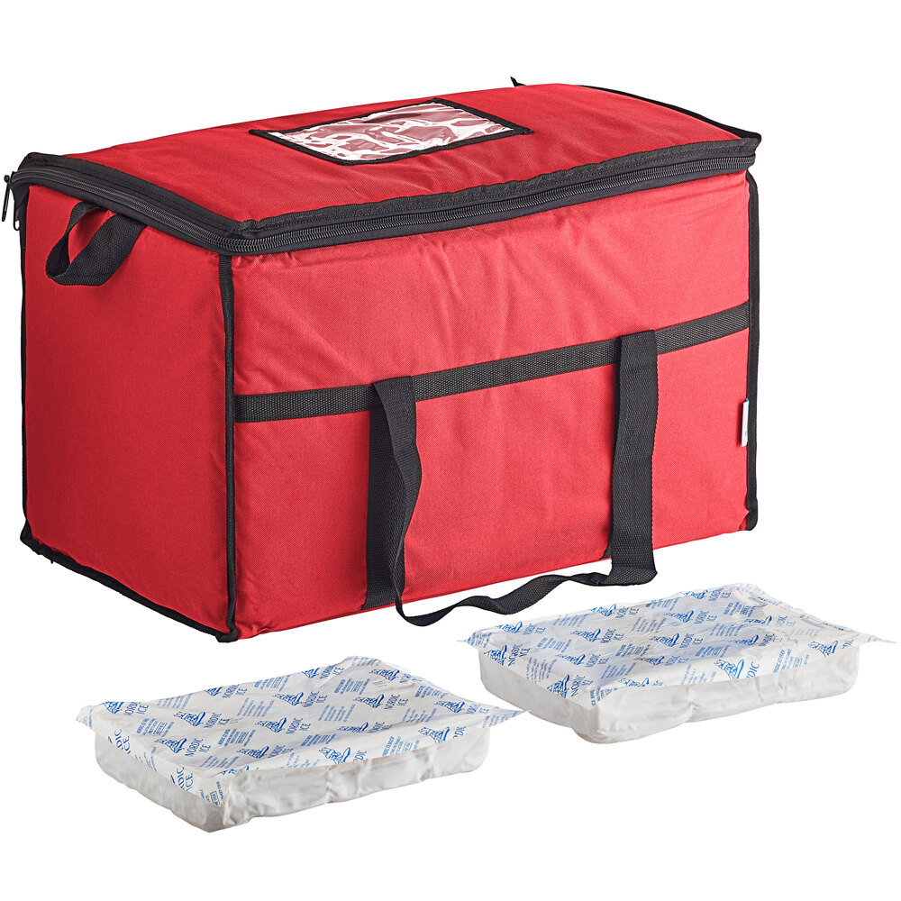 Choice Insulated Cooler Bag / Soft Cooler, Red Nylon 22