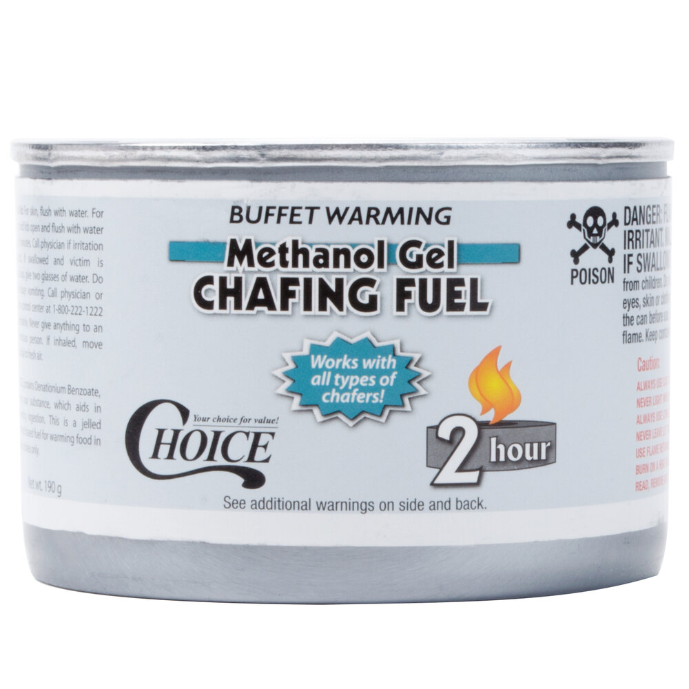 Choice Methanol Gel Chafing Dish Fuel 72/Case