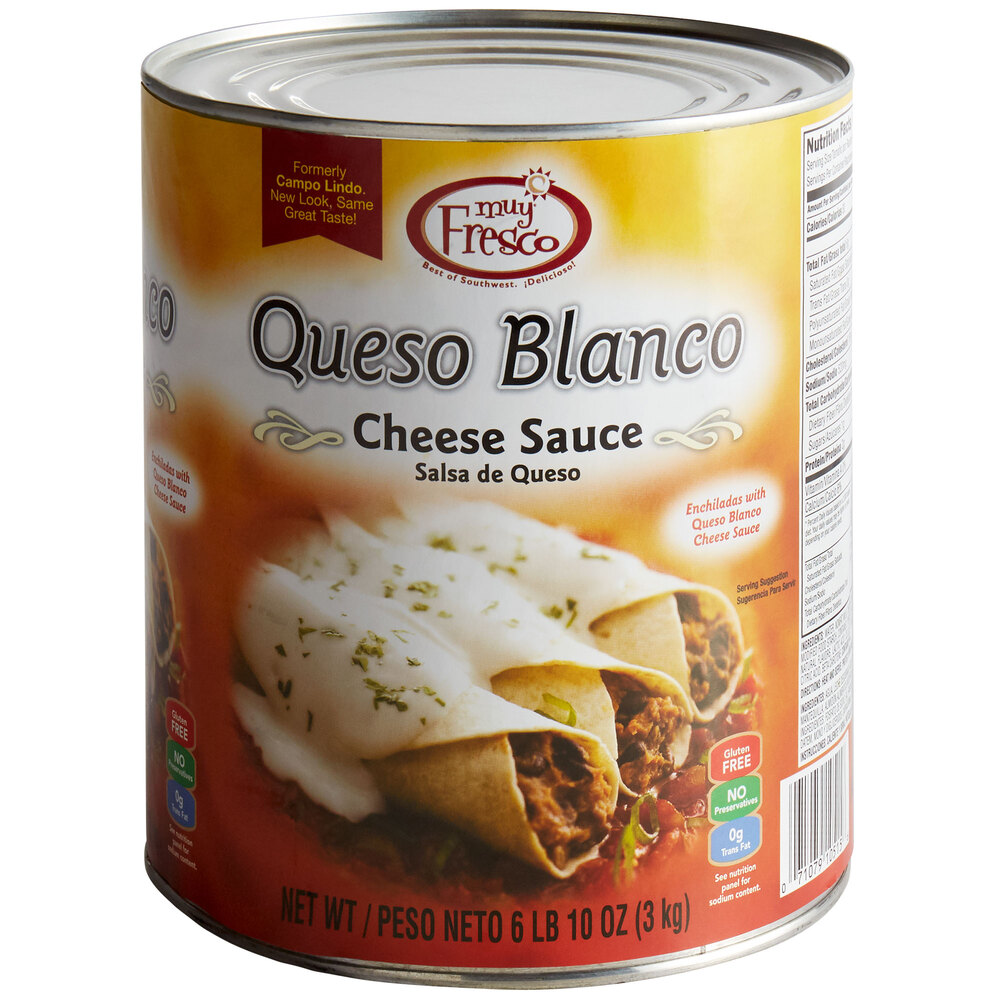 Muy Fresco Queso Blanco Mild White Cheese Sauce 10 Can