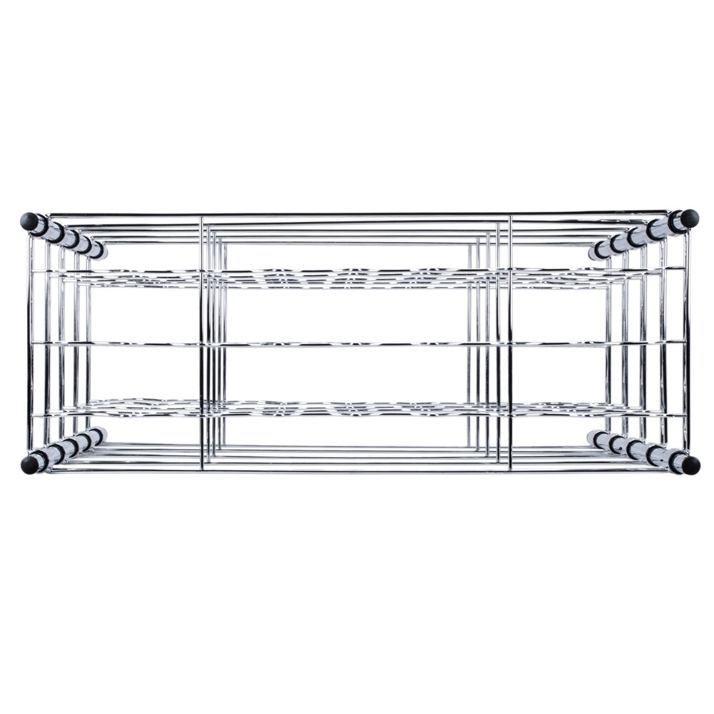 Regency 14" x 36" 5 Shelf Wire Wine Rack with 34" Posts
