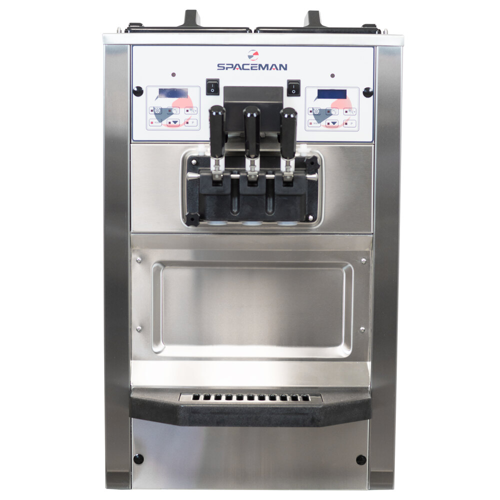 Spaceman 6235H Soft Serve Ice Cream Machine with 2 Hoppers