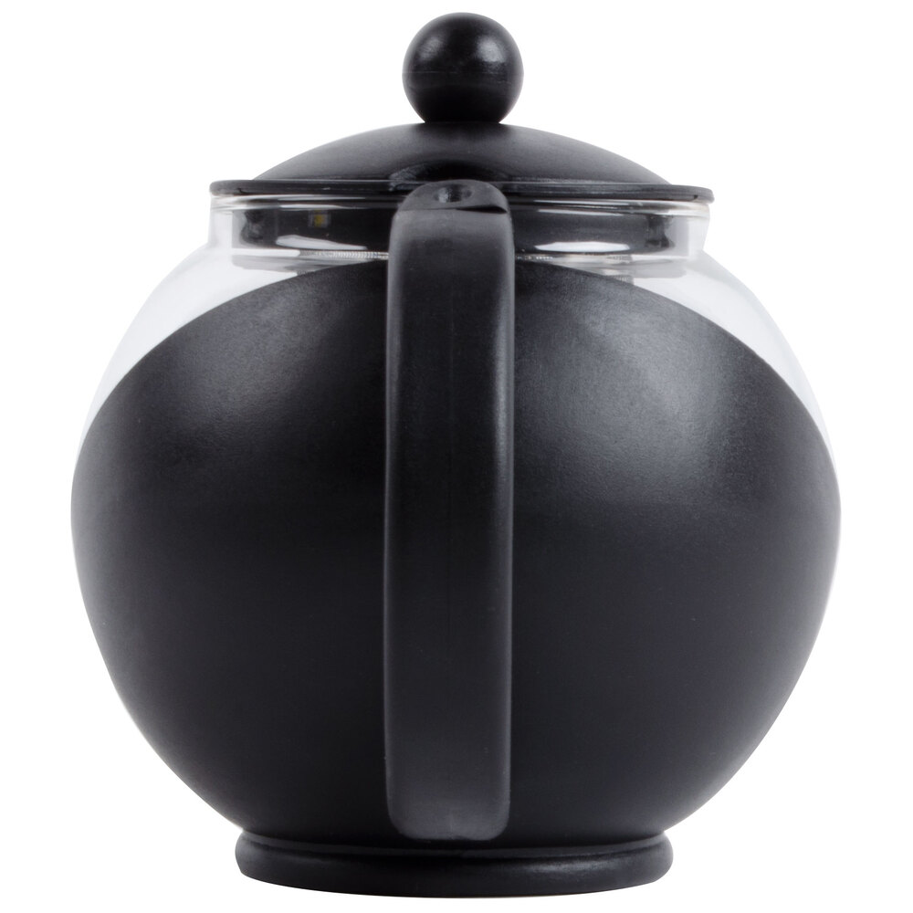 25 oz. Tempered Glass Tea Pot Infuser with Stainless Steel Basket