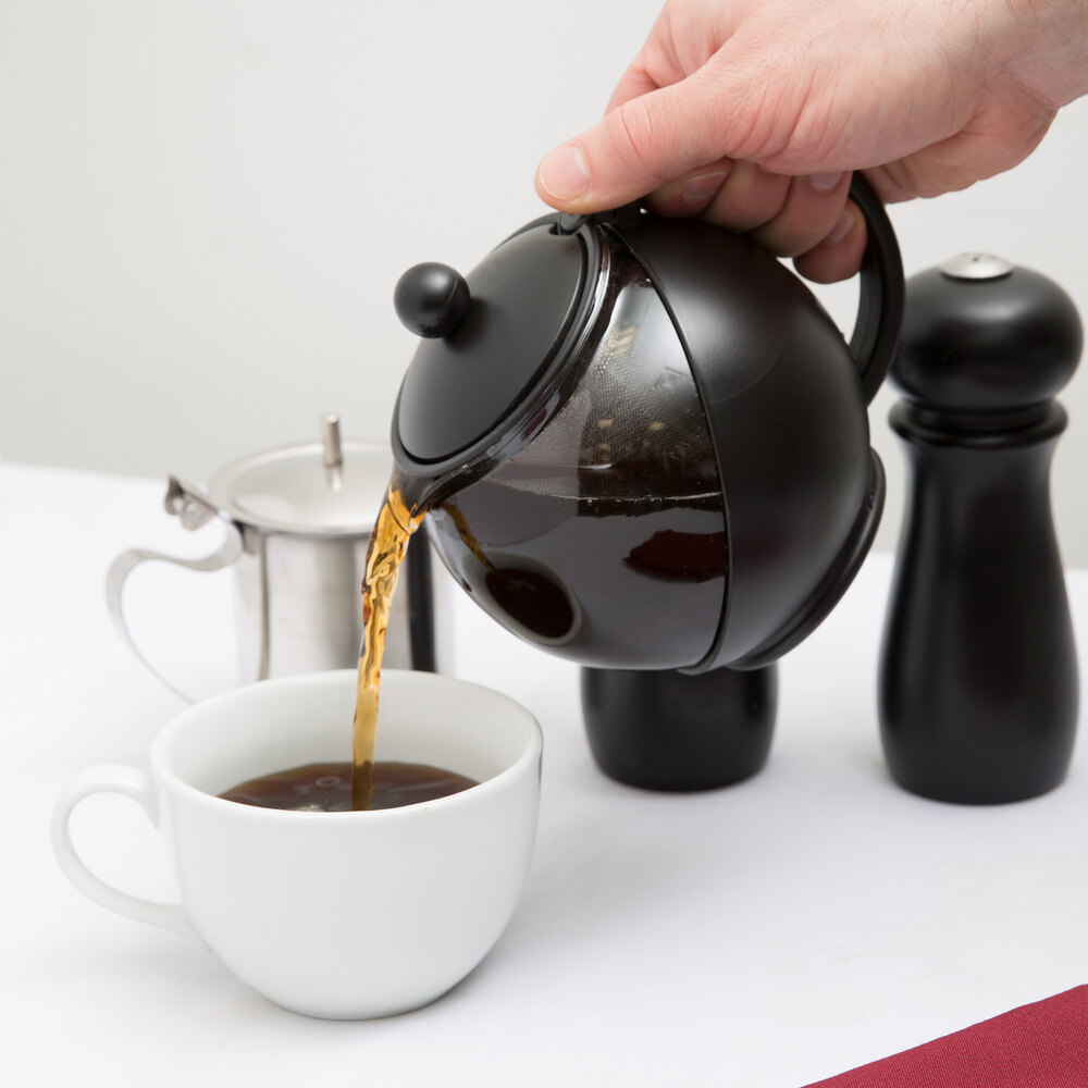 25 oz. Tempered Glass Tea Pot Infuser with Stainless Steel Basket