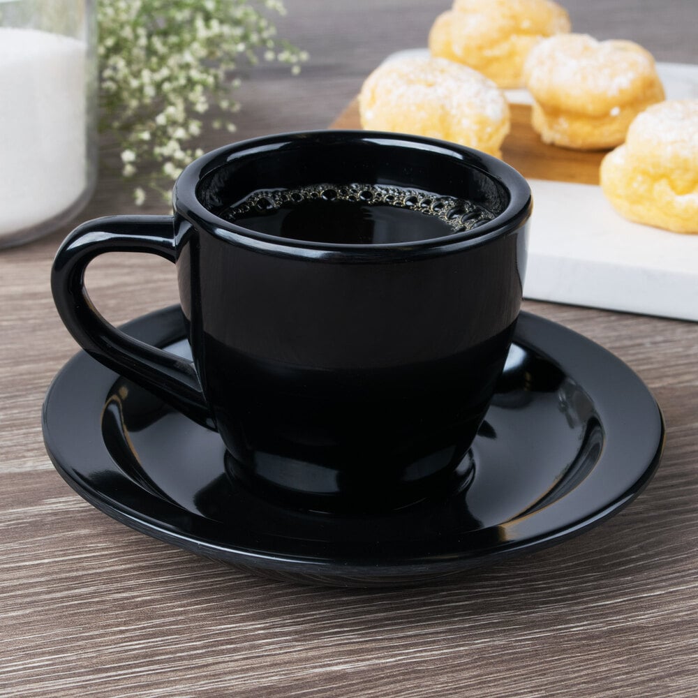 GET C1004BK Black Elegance 3 oz. Espresso Cup 48/Case