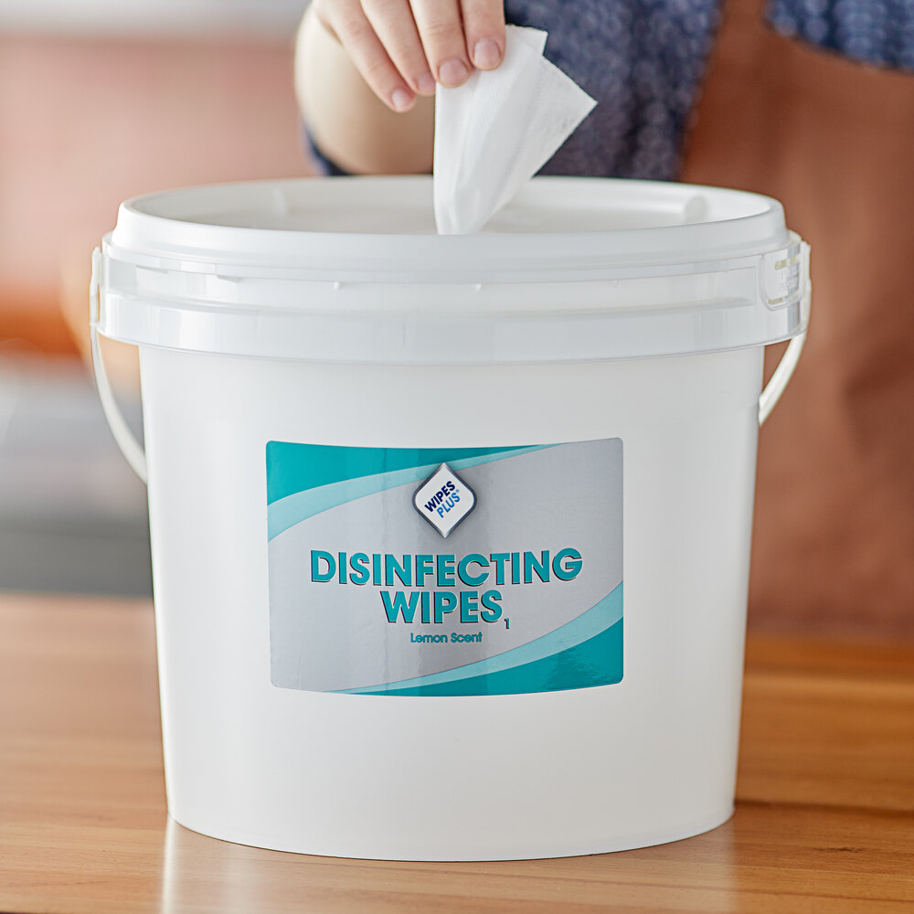 WipesPlus Empty Bucket for Disinfecting Wipes or Hand Sanitizing Wipes
