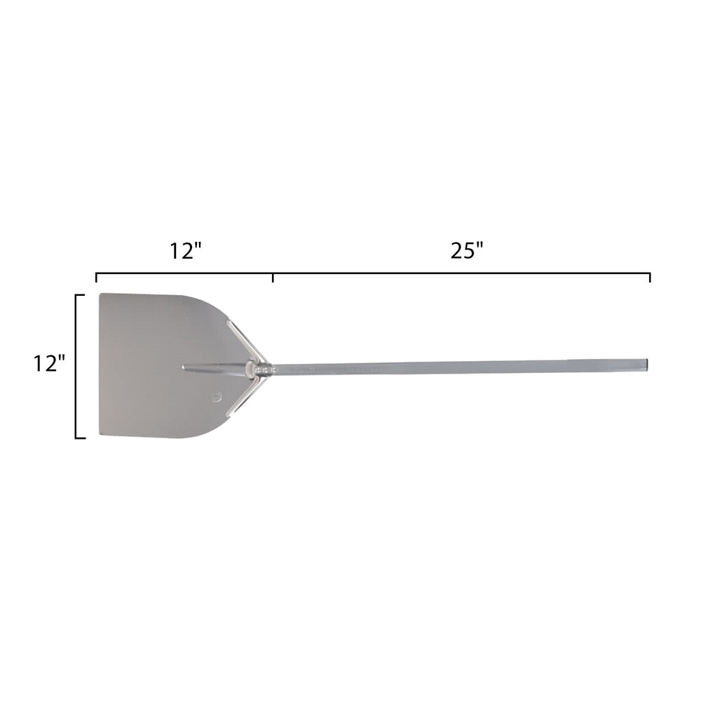 American Metalcraft ITP1222 12" Square Deluxe All Aluminum Pizza Peel