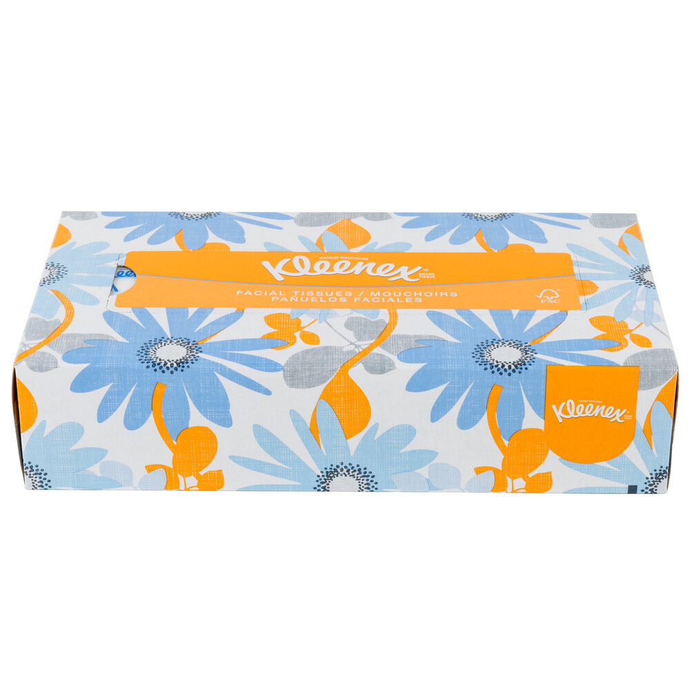 Kimberly Clark Kleenex 21606 White Tissue - 48/Case