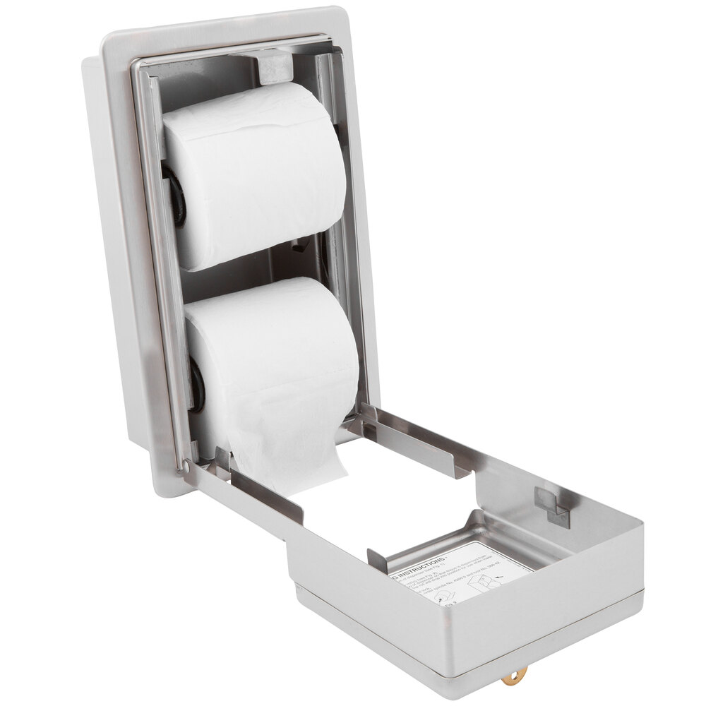 Bobrick B-3888 ClassicSeries Multi Roll Recessed Toilet Tissue ...