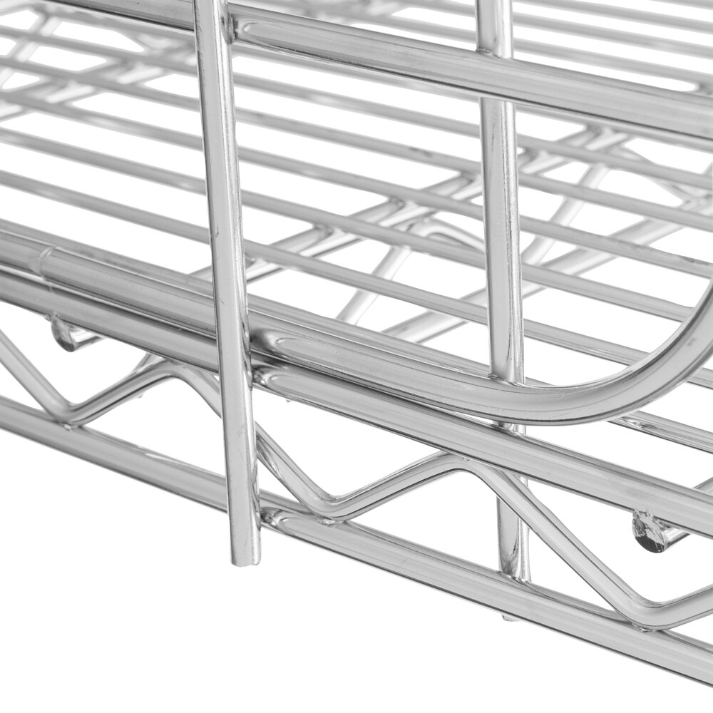 Regency 14" Chrome Wire Shelf Ledge for Wire Shelving 11 1/2" x 4"