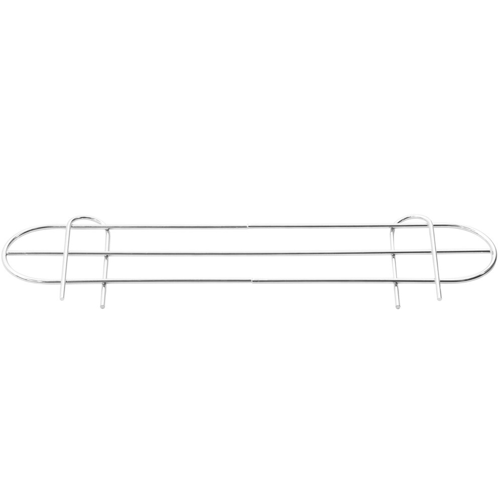 Regency 24" Chrome Wire Shelf Ledge for Wire Shelving 24" x 4"