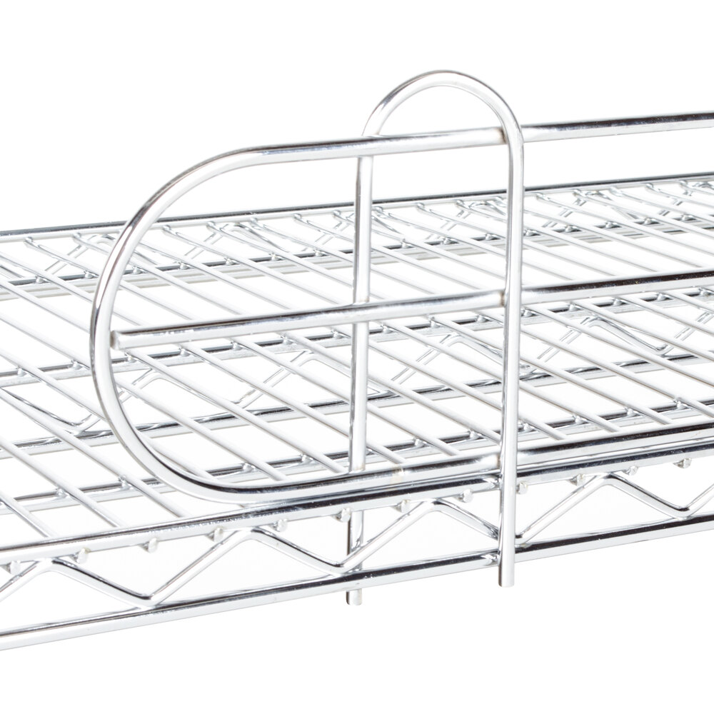 Regency 36" Chrome Wire Shelf Ledge for Wire Shelving 36" x 4"