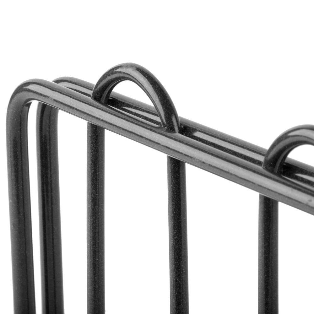 Regency 18" Black Epoxy Wire Shelf Divider for Wire Shelving 18" x 8"