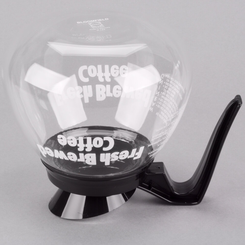 Grindmaster 98005 64 oz. Glass Coffee Decanter with Black Handle 3/Pack