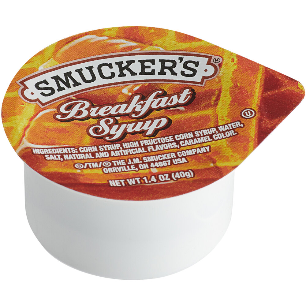 Smucker's Breakfast Syrup 1.4 oz. Portion Cup 100/Case
