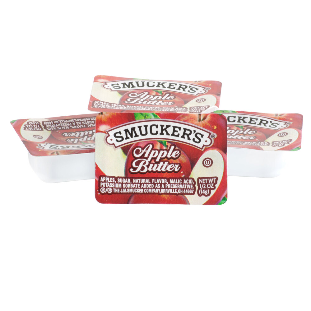 Smucker's Apple Butter .5 oz. Portion Cups 200/Case