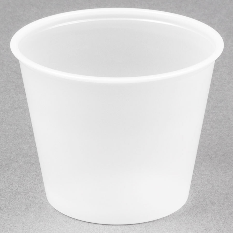 Solo P550N 5.5 oz. Translucent Polystyrene Souffle / Portion Cup 2500