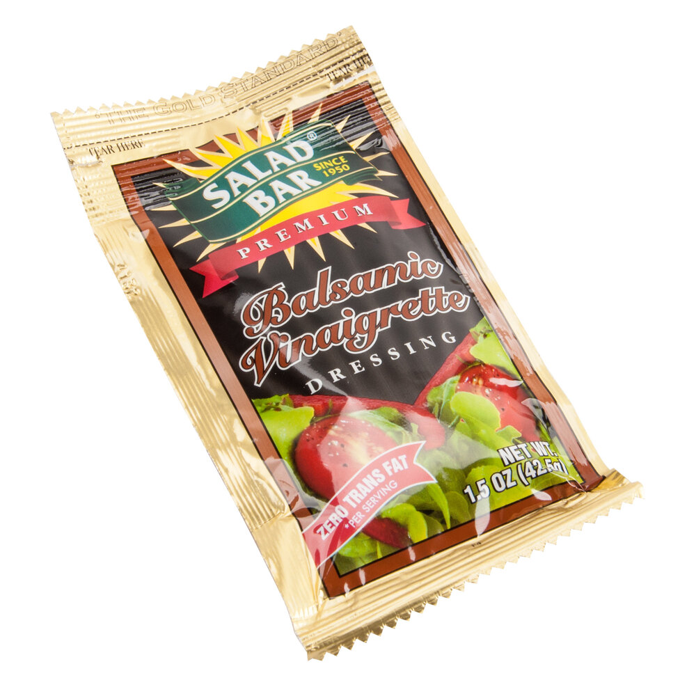 Salad Bar Balsamic Vinaigrette Dressing (60) 1.5 oz. Portion Packets