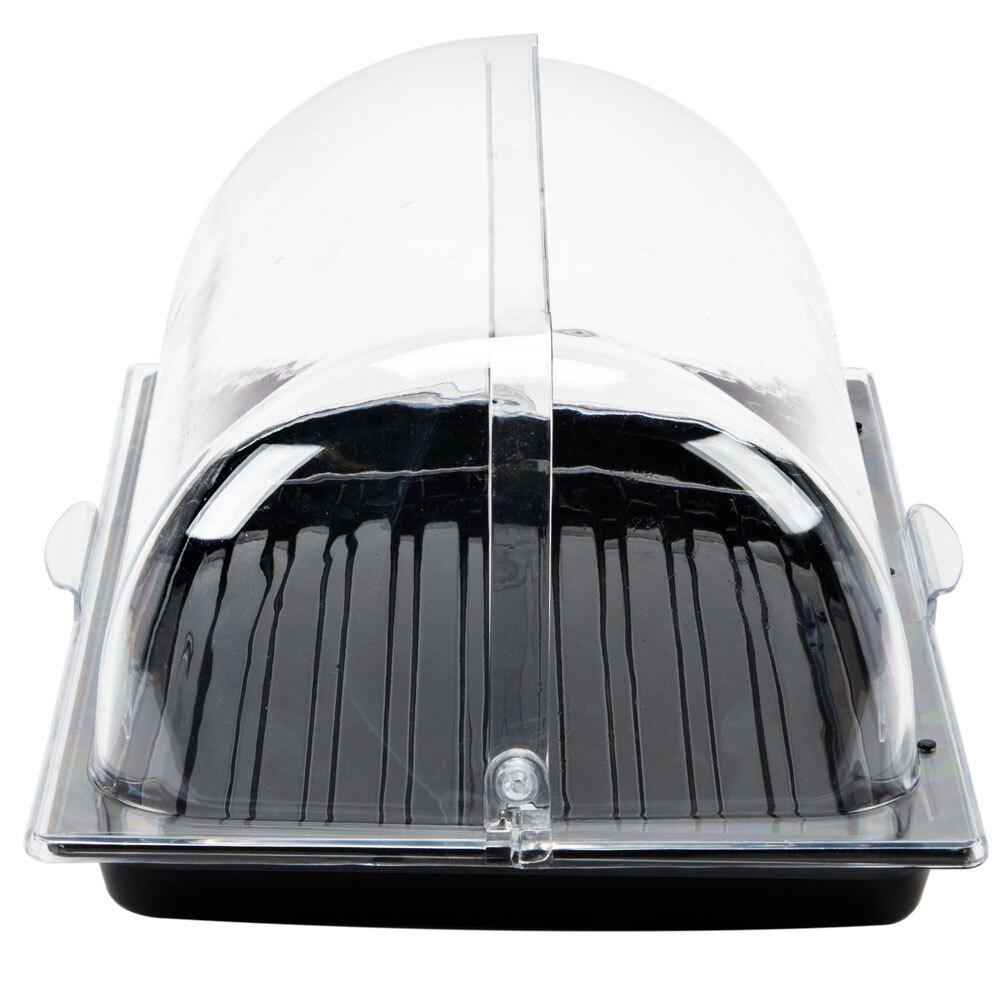 Sample and Display Tray Kit with Black Polycarbonate Tray and Roll Top