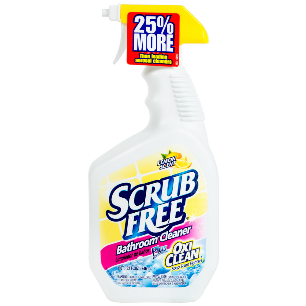 Scrub Free 32 Oz Foaming Restroom Cleaner Soap Scum Remover With