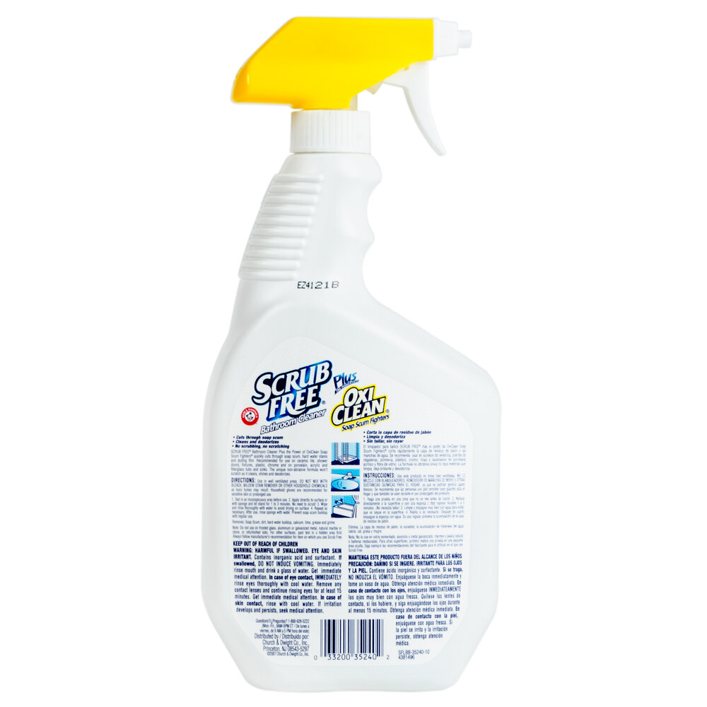 Scrub Free 32 oz. Foaming Restroom Cleaner / Soap Scum Remover with ...