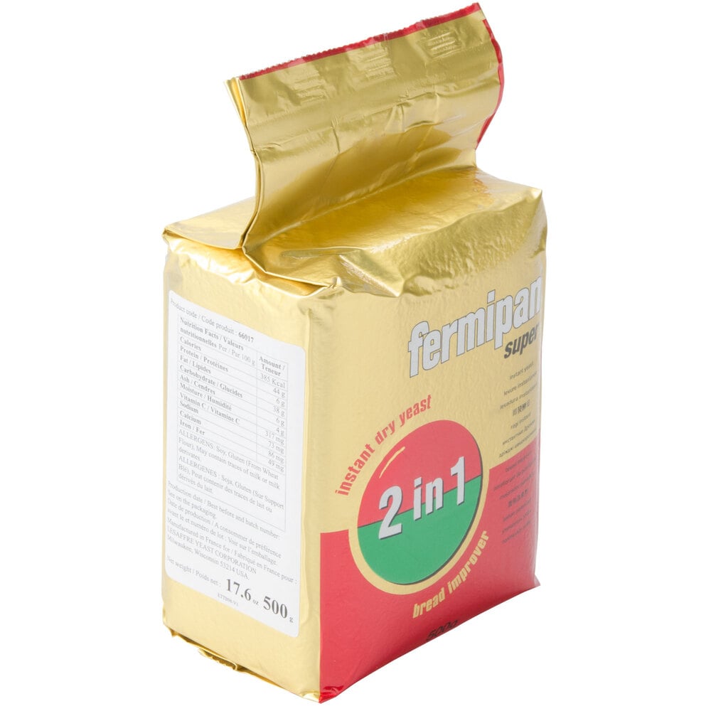 Lesaffre Fermipan 2in1 Instant Dry Yeast 500g Package