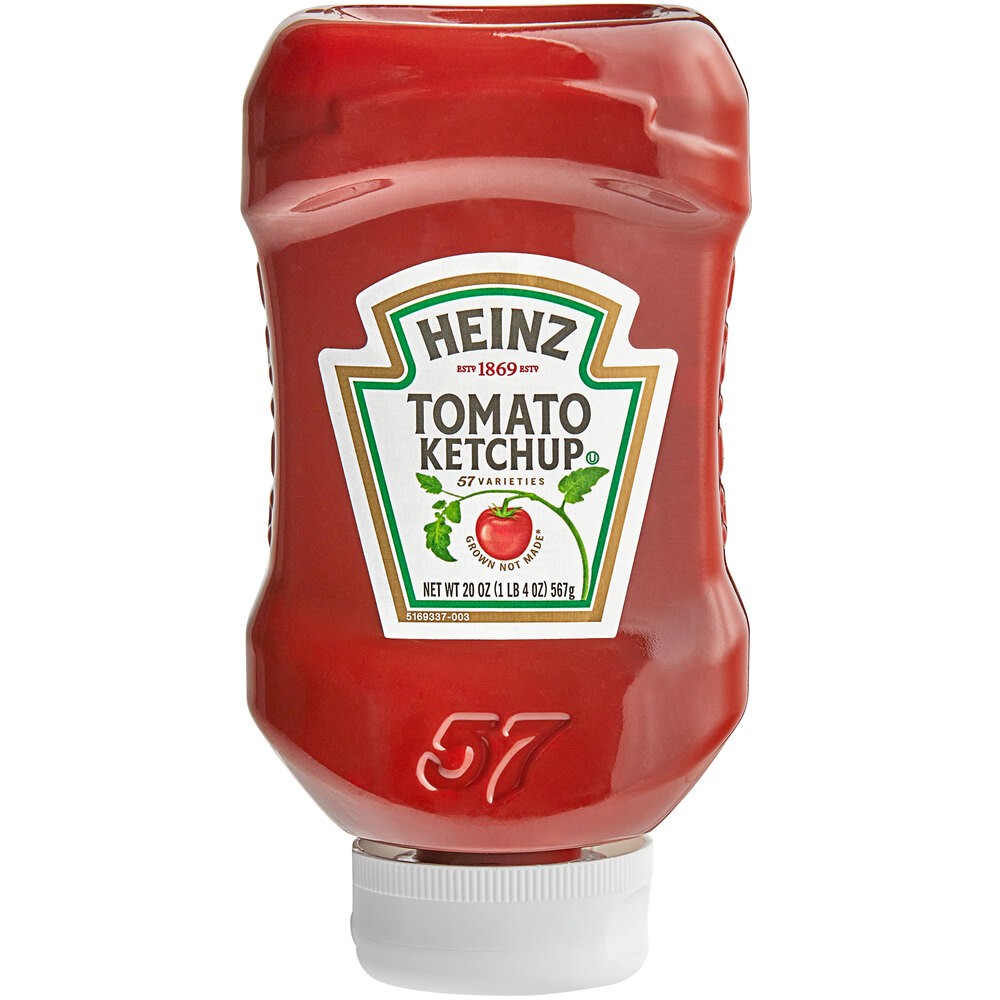 Heinz Ketchup 20 Oz. Upside Down Squeeze Bottle