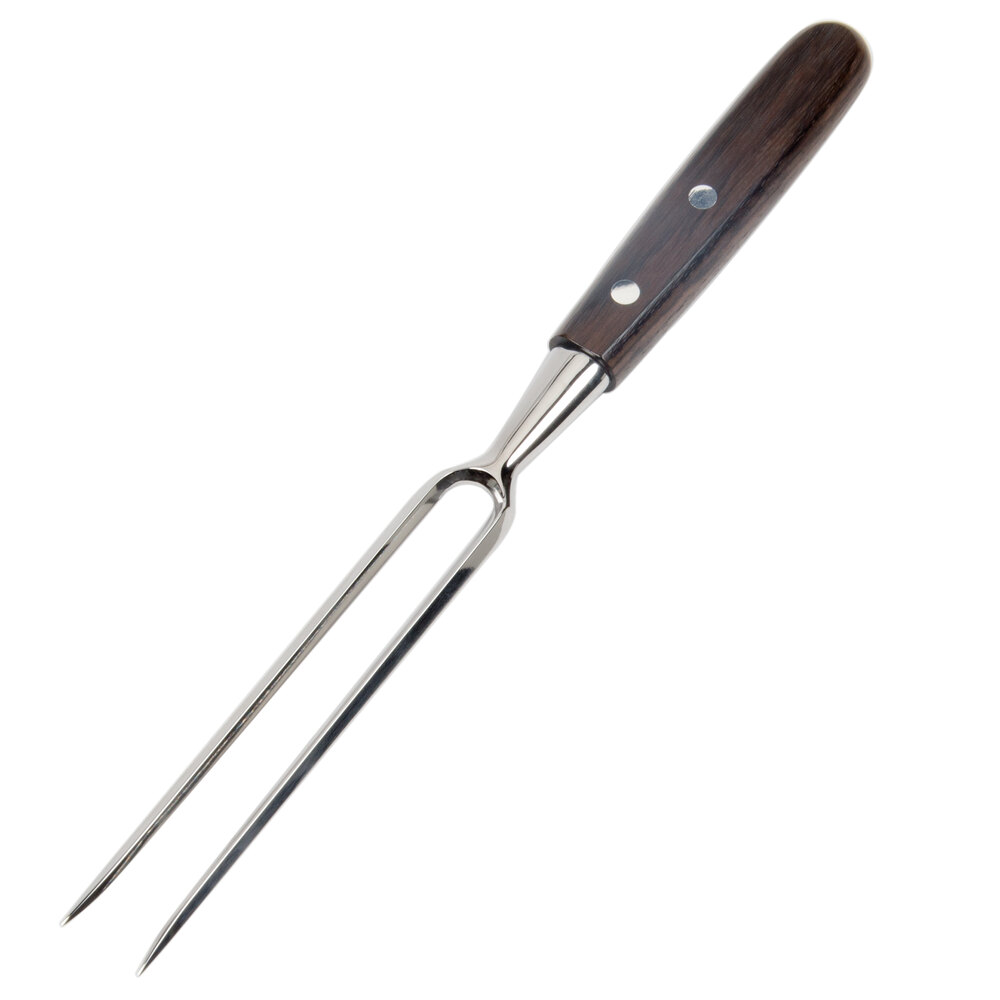Victorinox 40290 11 Two Tine Carving Fork With Rosewood Handle