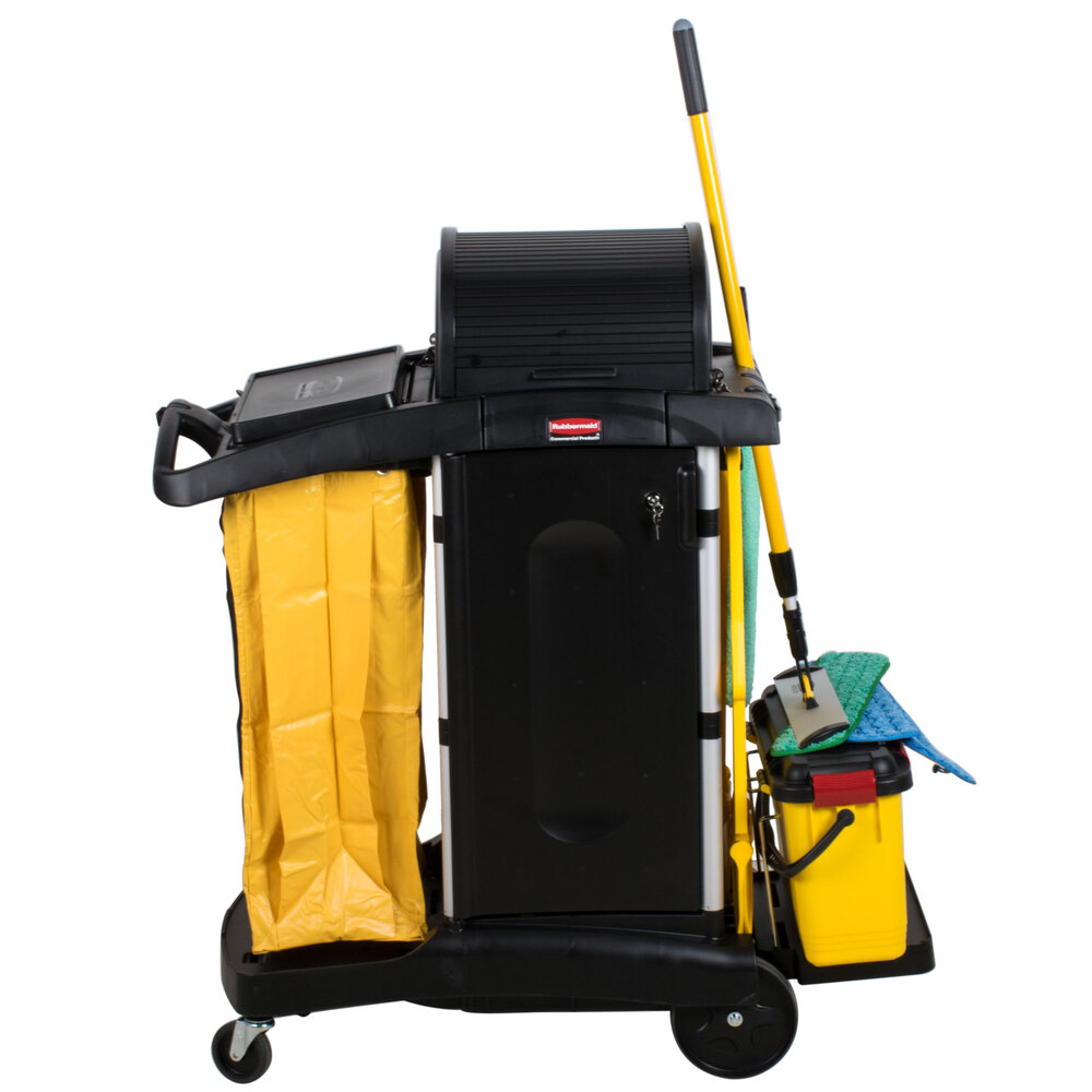 Rubbermaid 1784284 HYGEN Microfiber Janitorial Kit with Charging Bucket