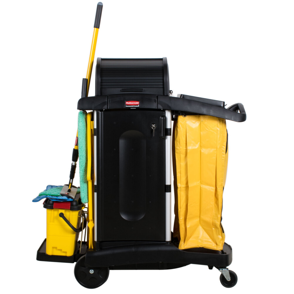 Rubbermaid 1784284 HYGEN Microfiber Janitorial Kit with Charging Bucket