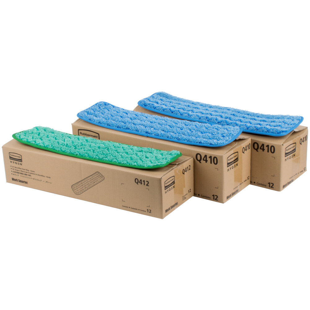 Rubbermaid 1784284 HYGEN Microfiber Janitorial Kit with Charging Bucket