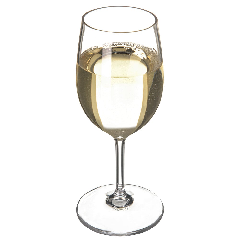 Carlisle 564507 Alibi 8 Oz Plastic White Wine Glass 24 Case