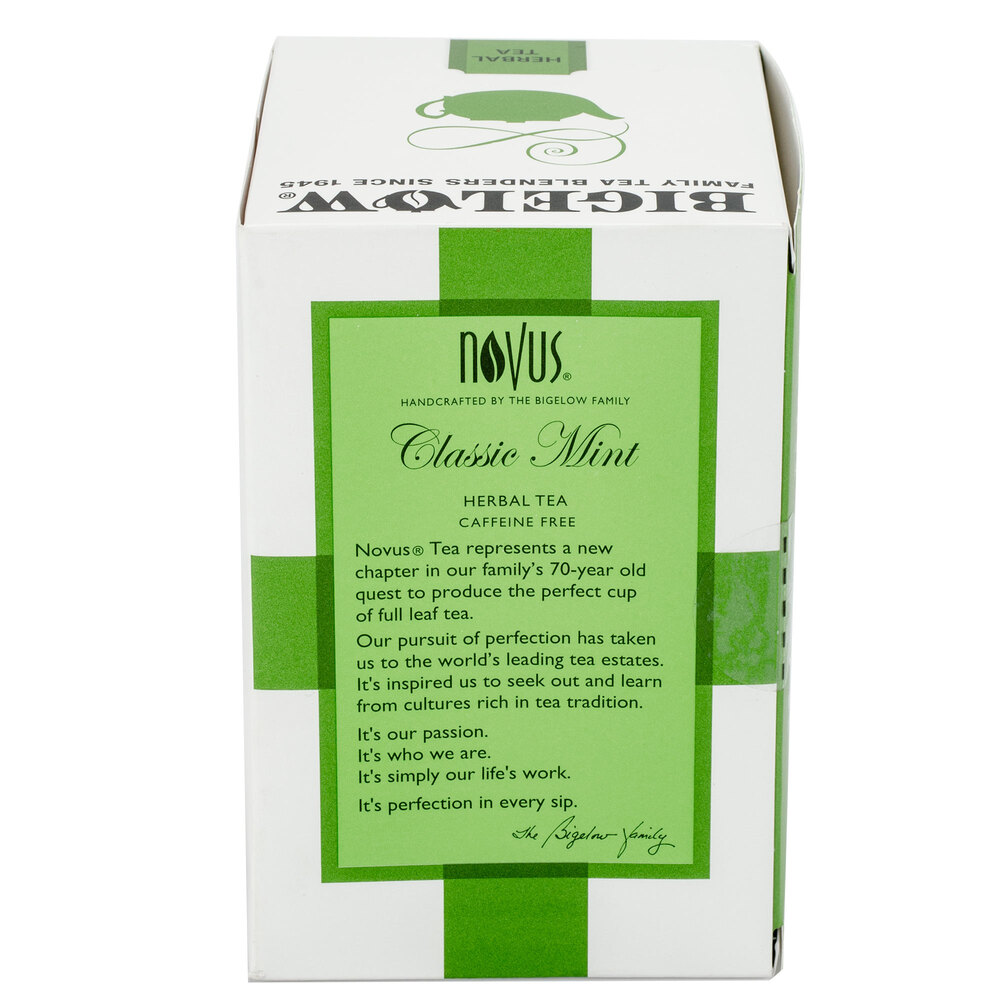 Novus Classic Mint Herbal Tea 12/Box