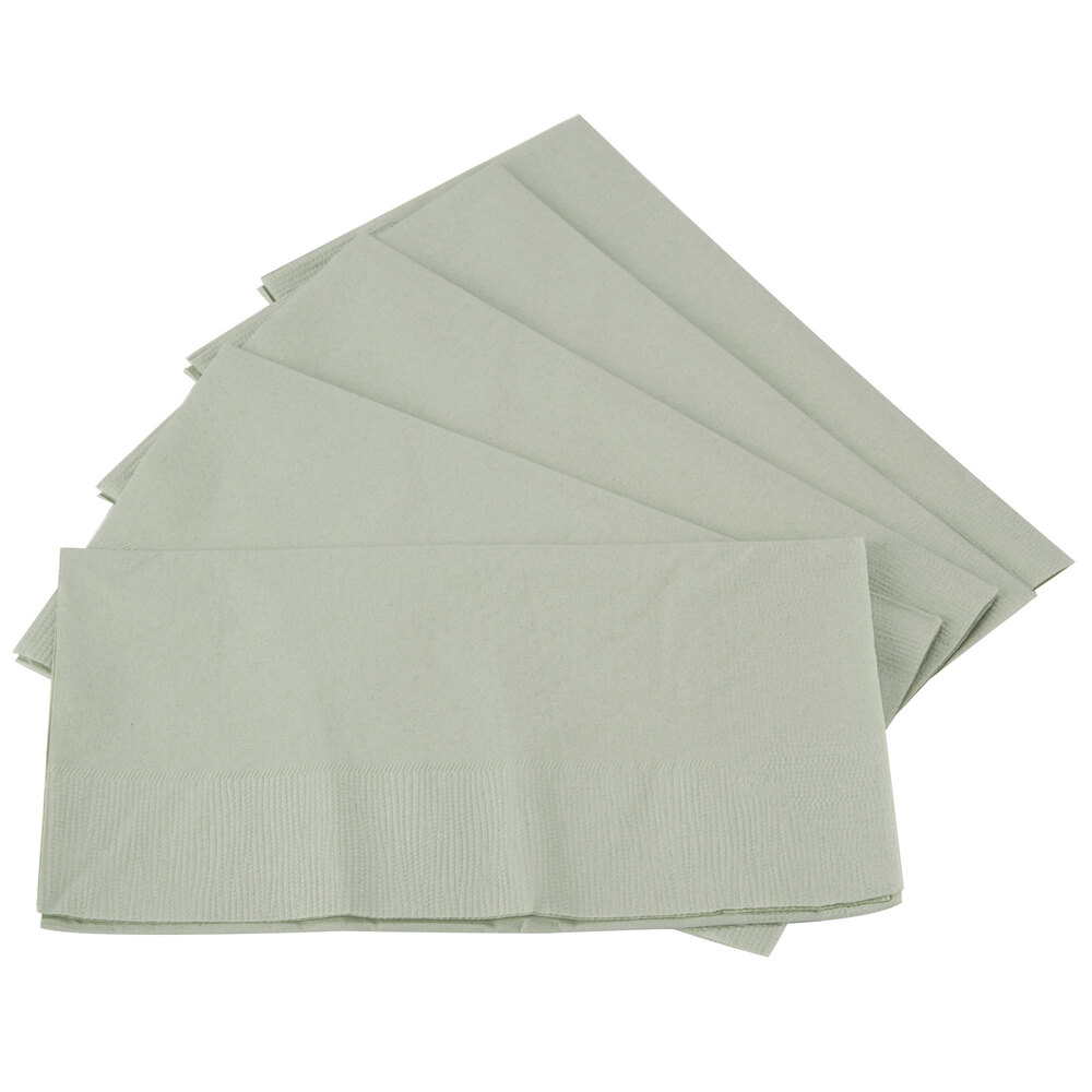 Sage Paper Dinner Napkin, Choice 2Ply, 15" x 17" 125/Pack