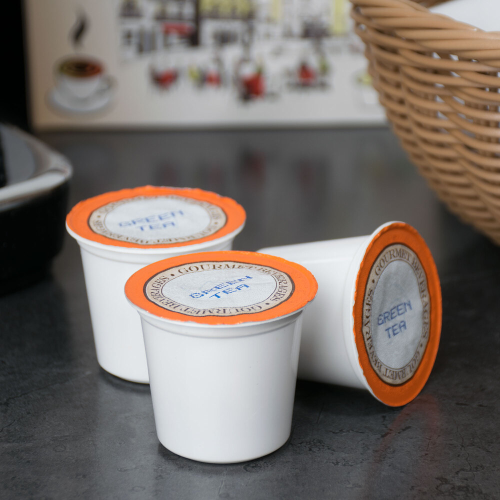 Caffe De Aroma Green Tea Single Serve Cups 12/Box