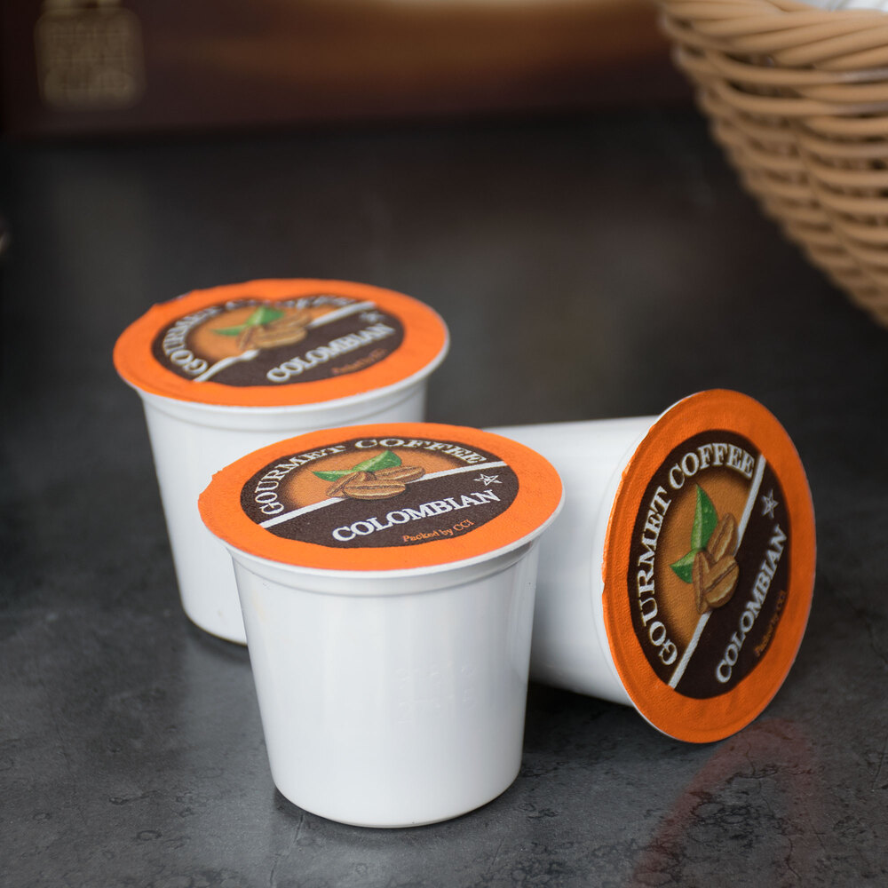 Caffe de Aroma Colombian Supreme Coffee Single Serve Cups 24/Box