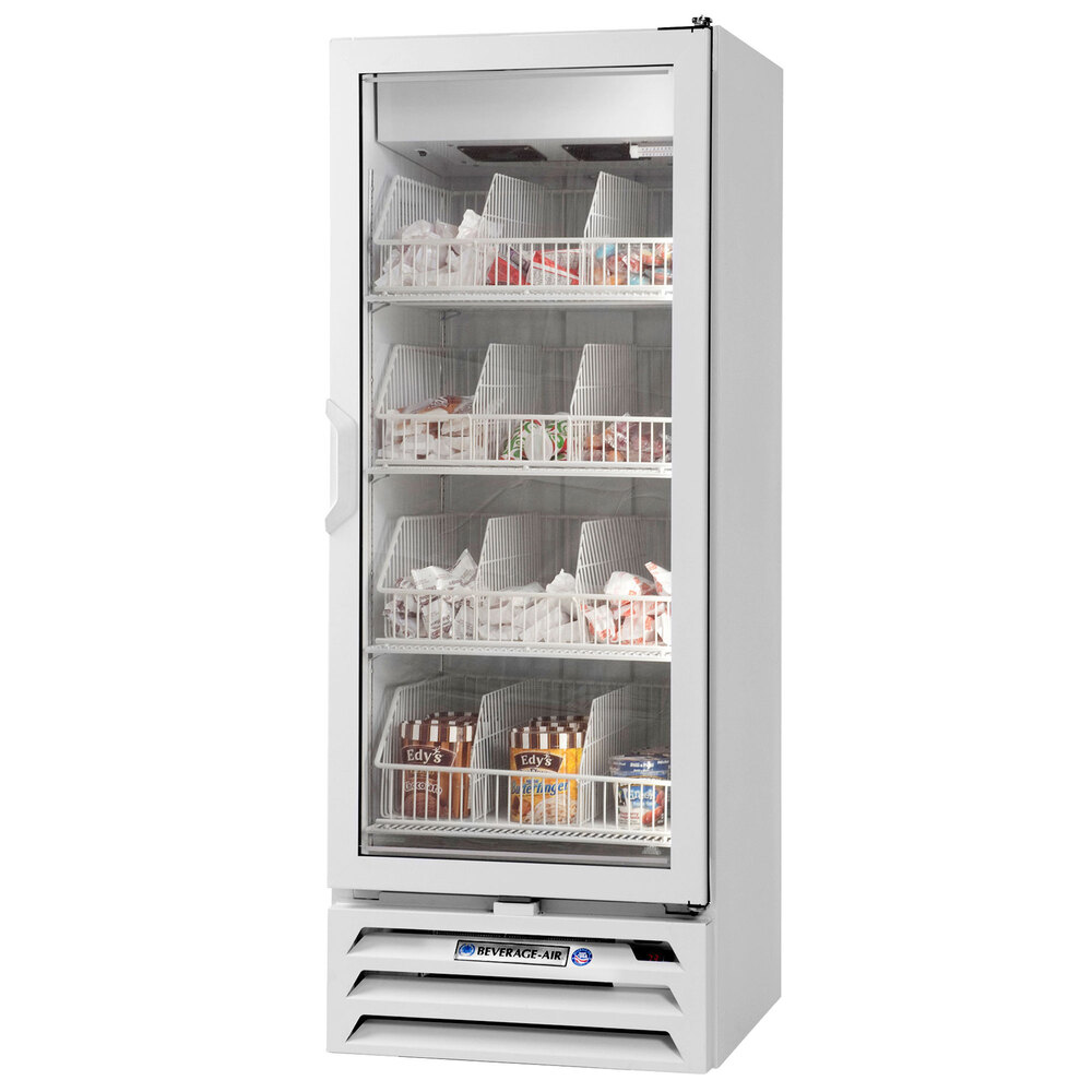 Glass Door Freezers Merchandiser Beverage Air Mmf12 1 W Led 24 Inch White Marketmax Glass Door Merchandiser