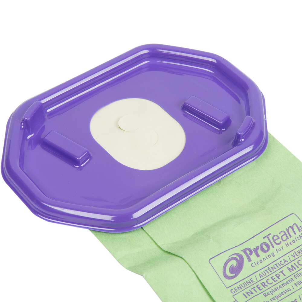 ProTeam 107377 Intercept Vacuum Bag for Upright Vacuum Cleaners 10/Pack