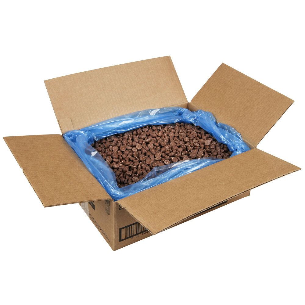 HERSHEY'S® Milk Chocolate Mini Unwrapped Baking Kisses 25 lb.