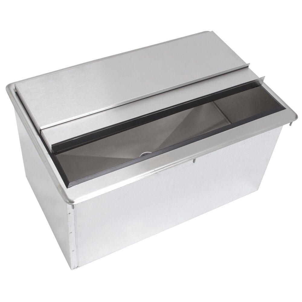 Advance Tabco D-30-IBL Stainless Steel Drop-In Ice Bin - 27