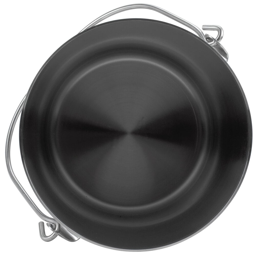 Vollrath 59200 20 Qt. Stainless Steel Covered Ice Cream Pail with Hook