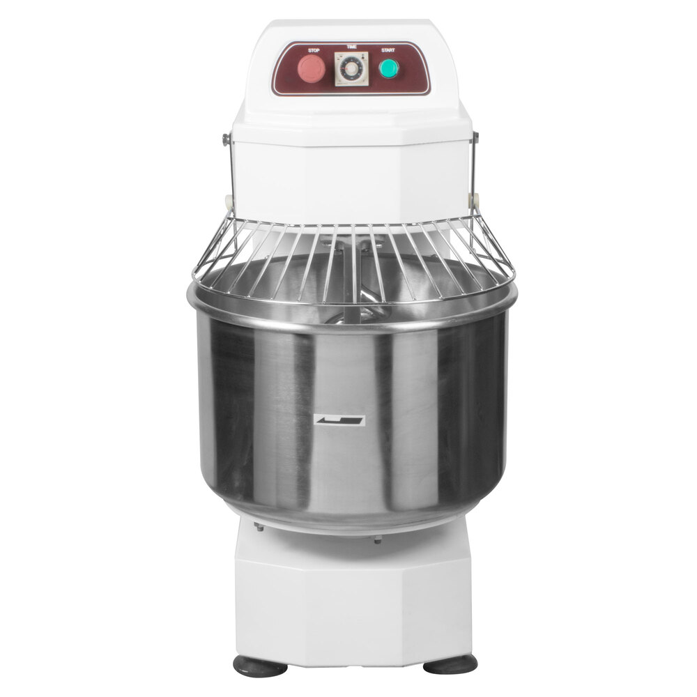 Eurodib LM40T 40 Qt. / 35 lb. Single Speed Spiral Dough Mixer 120V, 4 HP